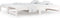 vidaXL - Slaapbank - uitschuifbaar - massief - grenenhout - wit - 2x(90x190) - cm