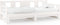 vidaXL - Slaapbank - uitschuifbaar - massief - grenenhout - wit - 2x(90x190) - cm
