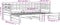 vidaXL - Slaapbank - uitschuifbaar - massief - grenenhout - wit - 2x(90x200) - cm