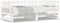 vidaXL - Slaapbank - uitschuifbaar - massief - grenenhout - wit - 2x(90x190) - cm