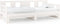 vidaXL - Slaapbank - uitschuifbaar - massief - grenenhout - wit - 2x(80x200) - cm