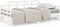vidaXL - Slaapbank - uitschuifbaar - massief - grenenhout - wit - 2x(90x190) - cm
