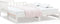 vidaXL - Slaapbank - uitschuifbaar - massief - grenenhout - wit - 2x(90x190) - cm