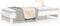 vidaXL - Slaapbank - uitschuifbaar - massief - grenenhout - wit - 2x(90x200) - cm