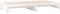 vidaXL - Slaapbank - uitschuifbaar - massief - grenenhout - wit - 2x(90x190) - cm