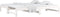 vidaXL - Slaapbank - uitschuifbaar - massief - grenenhout - wit - 2x(90x200) - cm