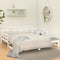 vidaXL - Slaapbank - uitschuifbaar - massief - grenenhout - wit - 2x(80x200) - cm