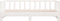 vidaXL - Slaapbank - uitschuifbaar - massief - grenenhout - wit - 2x(90x200) - cm