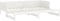 vidaXL - Slaapbank - uitschuifbaar - massief - grenenhout - wit - 2x(80x200) - cm