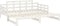 vidaXL - Slaapbank - uitschuifbaar - massief - grenenhout - wit - 2x(80x200) - cm