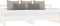 vidaXL - Slaapbank - uitschuifbaar - massief - grenenhout - wit - 2x(90x200) - cm