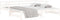 vidaXL - Slaapbank - uitschuifbaar - massief - grenenhout - wit - 2x(90x190) - cm