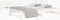 vidaXL - Slaapbank - uitschuifbaar - massief - grenenhout - wit - 2x(90x190) - cm