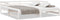vidaXL - Slaapbank - uitschuifbaar - massief - grenenhout - wit - 2x(90x200) - cm
