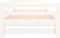 vidaXL - Slaapbank - uitschuifbaar - massief - grenenhout - wit - 2x(90x190) - cm
