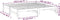 vidaXL - Slaapbank - uitschuifbaar - massief - grenenhout - wit - 2x(75x190) - cm