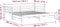 vidaXL - Slaapbank - uitschuifbaar - massief - grenenhout - wit - 2x(90x190) - cm