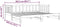 vidaXL - Slaapbank - uitschuifbaar - massief - grenenhout - wit - 2x(90x200) - cm