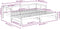 vidaXL - Slaapbank - uitschuifbaar - massief - grenenhout - wit - 2x(90x200) - cm