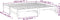 vidaXL - Slaapbank - uitschuifbaar - massief - grenenhout - wit - 2x(90x190) - cm