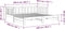 vidaXL - Slaapbank - uitschuifbaar - massief - grenenhout - wit - 2x(90x190) - cm