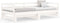 vidaXL - Slaapbank - uitschuifbaar - massief - grenenhout - wit - 2x(90x190) - cm