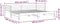 vidaXL - Slaapbank - uitschuifbaar - massief - grenenhout - wit - 2x(90x190) - cm