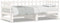 vidaXL - Slaapbank - uitschuifbaar - massief - grenenhout - wit - 2x(90x200) - cm