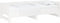 vidaXL - Slaapbank - uitschuifbaar - massief - grenenhout - wit - 2x(90x200) - cm