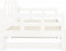 vidaXL - Slaapbank - uitschuifbaar - massief - grenenhout - wit - 2x(80x200) - cm