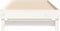 vidaXL - Slaapbank - uitschuifbaar - massief - grenenhout - wit - 2x(90x190) - cm