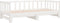 vidaXL - Slaapbank - uitschuifbaar - massief - grenenhout - wit - 2x(90x200) - cm