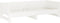 vidaXL - Slaapbank - uitschuifbaar - massief - grenenhout - wit - 2x(90x200) - cm