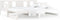 vidaXL - Slaapbank - uitschuifbaar - massief - grenenhout - wit - 2x(90x190) - cm