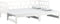 vidaXL - Slaapbank - uitschuifbaar - massief - grenenhout - wit - 2x(90x200) - cm