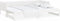 vidaXL - Slaapbank - uitschuifbaar - massief - grenenhout - wit - 2x(90x200) - cm