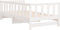 vidaXL - Slaapbank - uitschuifbaar - massief - grenenhout - wit - 2x(90x190) - cm