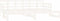 vidaXL - Slaapbank - uitschuifbaar - massief - grenenhout - wit - 2x(80x200) - cm