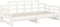 vidaXL - Slaapbank - uitschuifbaar - massief - grenenhout - wit - 2x(80x200) - cm