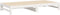 vidaXL - Slaapbank - uitschuifbaar - massief - grenenhout - wit - 2x(90x200) - cm