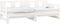 vidaXL - Slaapbank - uitschuifbaar - massief - grenenhout - wit - 2x(80x200) - cm