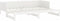 vidaXL - Slaapbank - uitschuifbaar - massief - grenenhout - wit - 2x(90x200) - cm