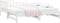 vidaXL - Slaapbank - uitschuifbaar - massief - grenenhout - wit - 2x(90x190) - cm