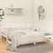 vidaXL - Slaapbank - uitschuifbaar - massief - grenenhout - wit - 2x(90x200) - cm