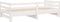 vidaXL - Slaapbank - uitschuifbaar - massief - grenenhout - wit - 2x(90x190) - cm