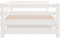 vidaXL - Slaapbank - uitschuifbaar - massief - grenenhout - wit - 2x(90x200) - cm