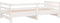 vidaXL - Slaapbank - uitschuifbaar - massief - grenenhout - wit - 2x(90x200) - cm