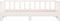 vidaXL - Slaapbank - uitschuifbaar - massief - grenenhout - wit - 2x(90x190) - cm