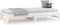 vidaXL - Slaapbank - uitschuifbaar - massief - grenenhout - wit - 2x(90x190) - cm