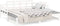 vidaXL - Slaapbank - uitschuifbaar - massief - grenenhout - wit - 2x(80x200) - cm
